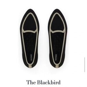 Birdies Black and Cream Flats